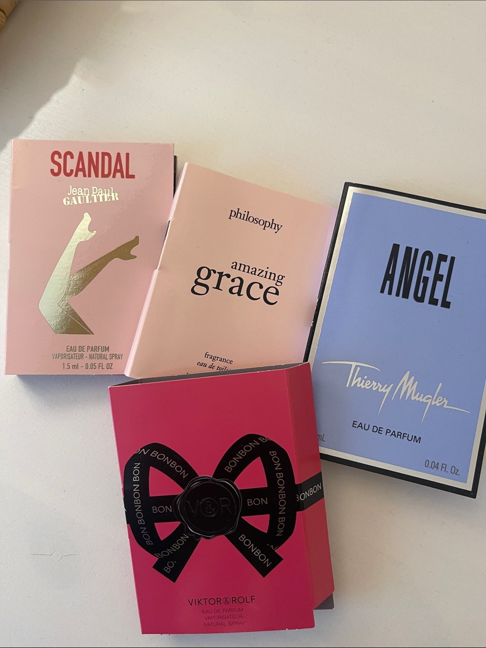 4 Prestige Perfume samples